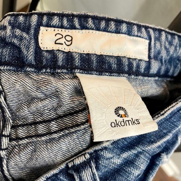 Vintage Y2K Akademiks AKDMKS Women's Distressed Sequin Low Rise Jeans- 30" Waist - Picture 7 of 12